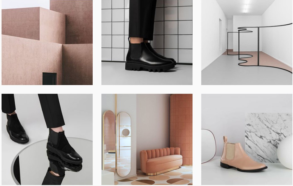 Man black shoes