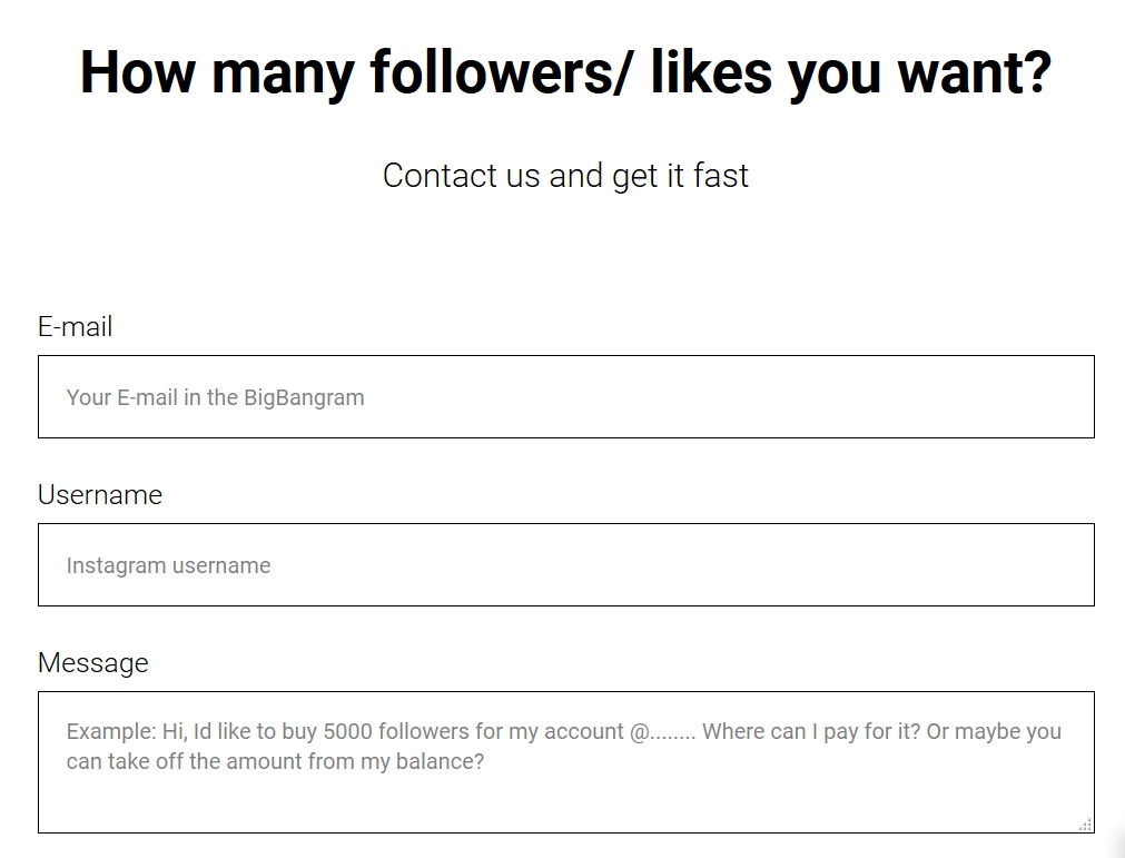 How to buy followers on Instagram?