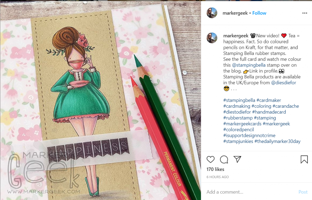 instagram shoutout post by markergeek