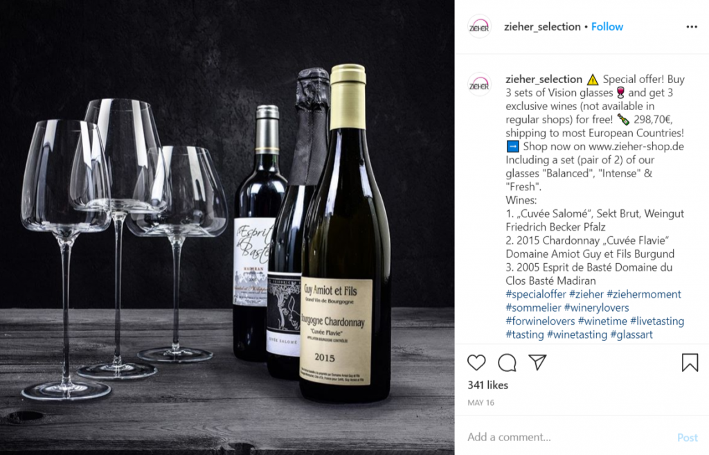 examples of how to announce special offers and discounts on Instagram
