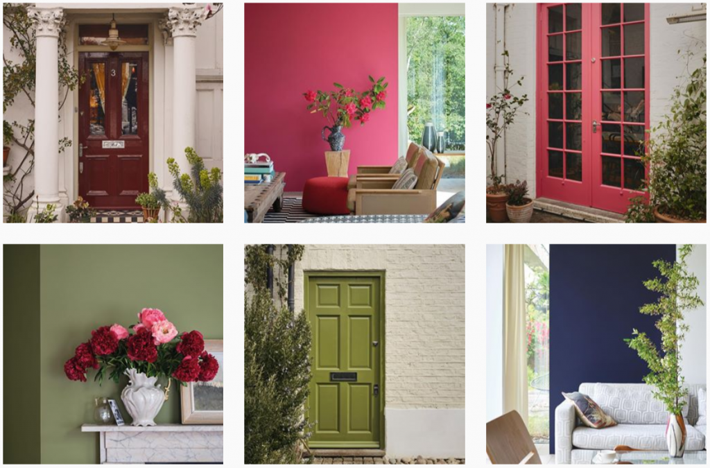 Farrow & Ball Instagram gallery