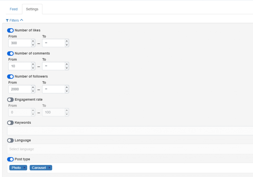hot clients tool filters for precise targeting