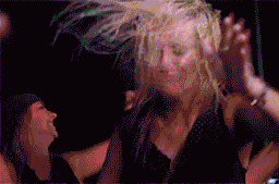 Happy dancing after gain followers