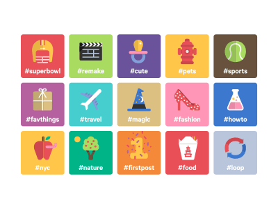 Hashtags of everything