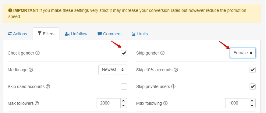 target audience comprises