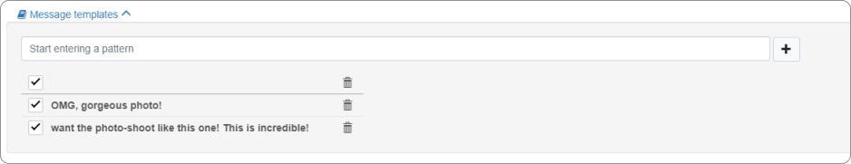 templates for engaging with users