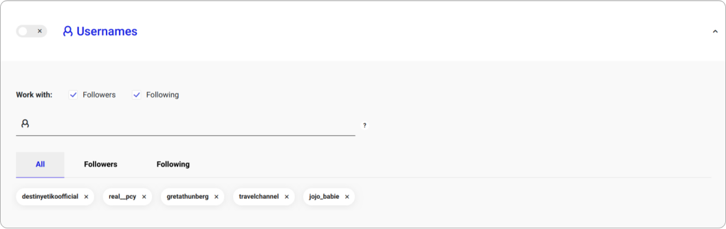 audience you would like to get in touch with