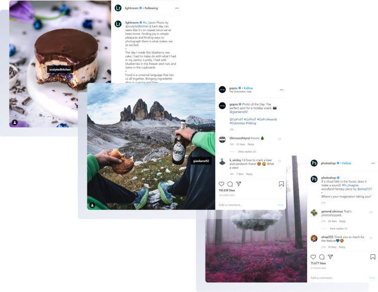 Lightroom and  Photoshop