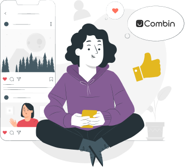 Combin service for Instagram